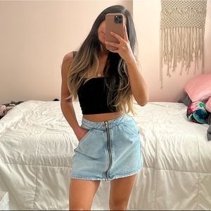 Kendall & Kylie Denim Zip Up Skirt 🦋